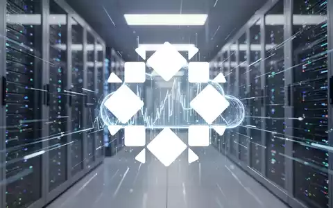 Abstrakte Darstellung einer modernen Cloud-Infrastruktur mit blauem Licht als Symbol für digitales Unternehmenswachstum - Foto: über boerse-global.de