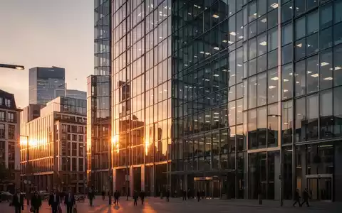 Moderne Bürogebäude im Frankfurter Finanzviertel bei Dämmerung als Symbol für die neue europäische Geldwäschebehörde. - Foto: über boerse-global.de