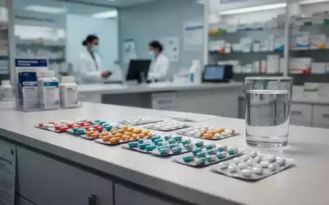 Medikamentenpackungen auf einem Apothekentresen als Symbol für die Arzneimittelversorgung und Preisgestaltung. - Foto: über boerse-global.de