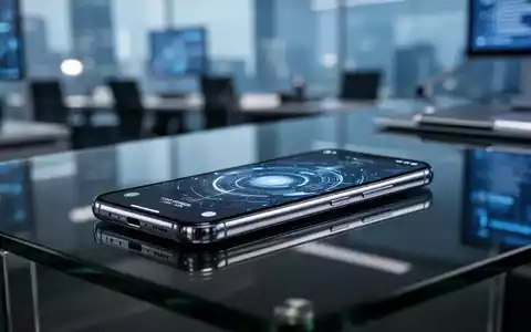 Ein modernes Smartphone auf einem eleganten Schreibtisch in einem professionellen Büroambiente. - Foto: über boerse-global.de
