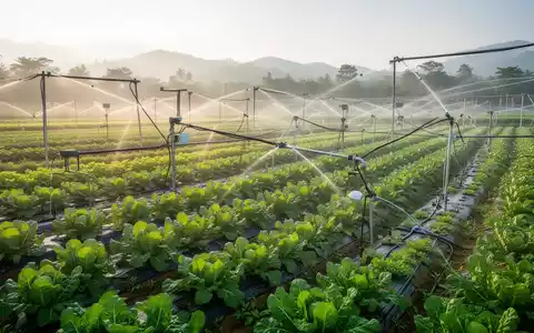 Moderne ökologische Landwirtschaft in Vietnam mit grünen Feldern und nachhaltigen Bewässerungssystemen. - Foto: über boerse-global.de