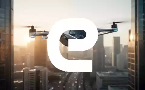 Futuristisches autonomes Fluggerät über einer modernen Stadtlandschaft bei Sonnenuntergang. - Foto: über boerse-global.de