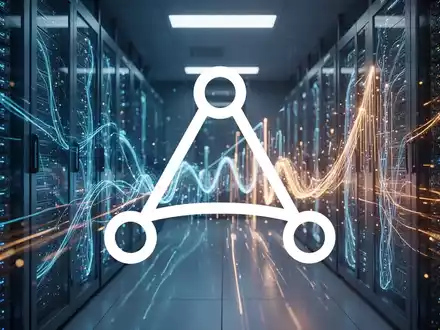 Abstrakte Darstellung von digitalem Wachstum und künstlicher Intelligenz in einem modernen Rechenzentrum. - Foto: über boerse-global.de