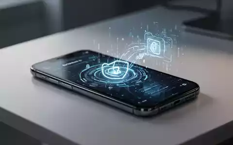 Ein modernes Smartphone auf einem Schreibtisch, das den sicheren Datentransfer zwischen Betriebssystemen symbolisiert. - Foto: über boerse-global.de