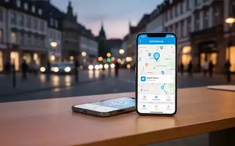 Ein Smartphone mit einer Ride-Sharing-App auf einem Schreibtisch vor einer unscharfen Stadtkulisse. - Foto: über boerse-global.de