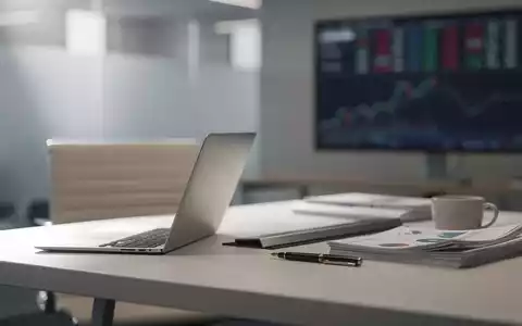 Abstrakte Finanzgrafik mit einem verschwommenen Aktien-Ticker auf einem Monitor in einer professionellen Büroumgebung. - Foto: über boerse-global.de
