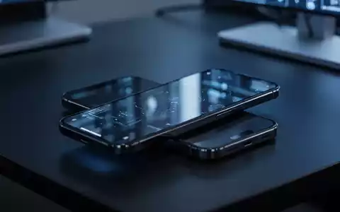 Modernes Smartphone auf einem Schreibtisch mit blauem Licht als Symbol für digitale Kommunikation und Überwachung. - Foto: über boerse-global.de