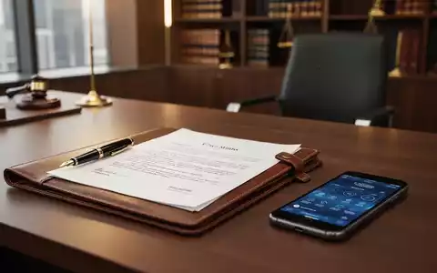 Ein moderner Schreibtisch mit einem juristischen Vertrag, einem Füllfederhalter und einem Smartphone. - Foto: über boerse-global.de