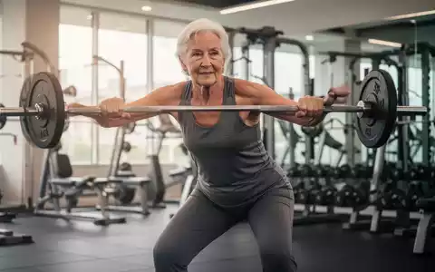 Eine ältere Person beim gezielten Krafttraining in einem modernen Fitnessstudio zur Stärkung der Muskulatur. - Foto: über boerse-global.de