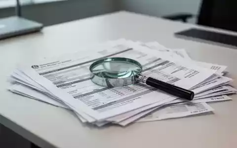 Eine Lupe liegt auf gestapelten Finanzdokumenten und Bankunterlagen auf einem modernen Bürotisch. - Foto: über boerse-global.de