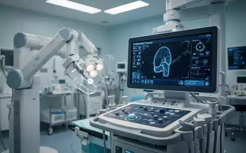 Moderne roboterassistierte Operationskonsole in einer urologischen Fachklinik für Prostatabehandlungen. - Foto: über boerse-global.de