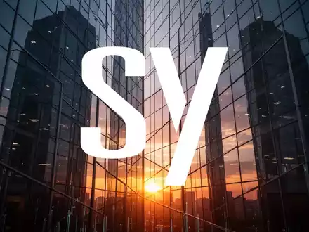Abstrakte Darstellung eines modernen Bürogebäudes bei Sonnenaufgang als Symbol für Wachstum im Technologiesektor - Foto: über boerse-global.de