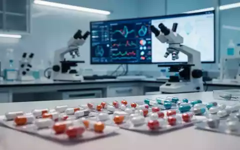 Modernes medizinisches Labor mit pharmazeutischen Präparaten und klinischen Daten auf einem Monitor. - Foto: über boerse-global.de