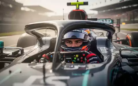 Ein Formel-1-Fahrer im Cockpit während eines Rennens, fokussiert auf mentale Stärke und technische Präzision. - Foto: über boerse-global.de
