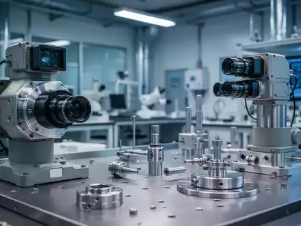 Hochtechnologische optische Sensoren und Präzisionsbauteile in einem modernen Industrielabor. - Foto: über boerse-global.de