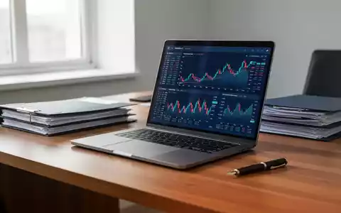 Ein aufgeräumter Schreibtisch mit Laptop und Aktenordnern als Symbol für die Vorbereitung auf eine Betriebsprüfung. - Foto: über boerse-global.de
