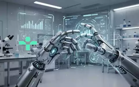 Eine hochmoderne Roboterhand in einer technologischen Laborumgebung, die Fortschritt und Investitionen symbolisiert. - Foto: über boerse-global.de