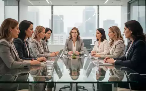 Professionelle Büroumgebung mit einer Gruppe von Frauen bei der Arbeit, die betriebliche Gesundheitsförderung symbolisiert. - Foto: über boerse-global.de