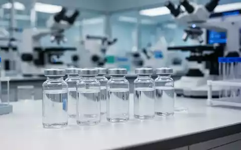 Moderne Laborumgebung mit Glasfläschchen für die pharmazeutische Wirkstoffforschung und chemische Synthese. - Foto: über boerse-global.de