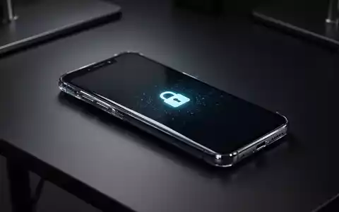 Modernes Smartphone auf einem Schreibtisch mit einem digitalen Schloss-Symbol auf dem Bildschirm als Symbol für Sicherheit. - Foto: über boerse-global.de