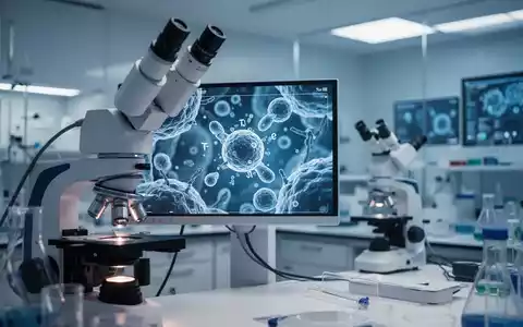 Digitale Darstellung von T-Zellen unter einem Mikroskop in einem modernen medizinischen Forschungslabor. - Foto: über boerse-global.de
