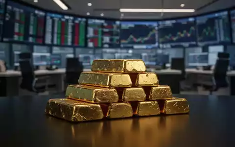 Glänzende Goldbarren auf einer dunklen, reflektierenden Oberfläche in einem professionellen Finanzumfeld. - Foto: über boerse-global.de