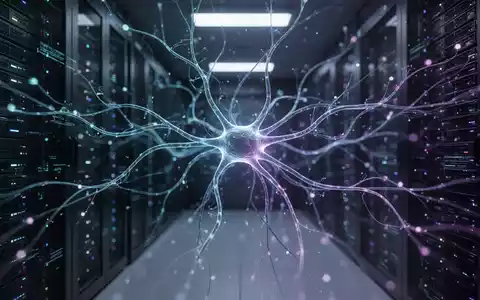 Abstrakte leuchtende digitale neuronale Netzwerkvisualisierung, die fortschrittliche KI-Technologie darstellt. - Foto: über boerse-global.de