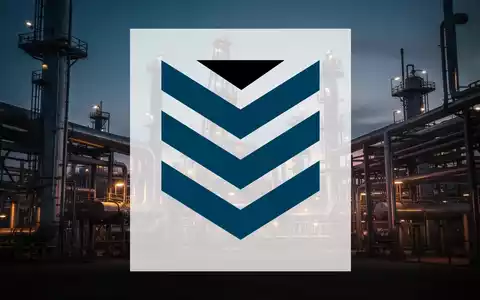 Abstrakte Darstellung einer Industrieanlage im Bereich Öl und Gas bei Dämmerung, symbolisiert Marktvolatilität. - Foto: über boerse-global.de