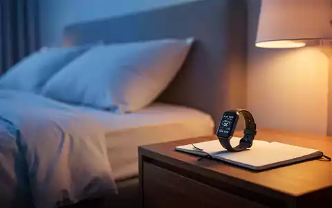 Ein modernes Wearable zur Schlafüberwachung auf einem Nachttisch bei Sonnenaufgang als Symbol für psychische Gesundheit. - Foto: über boerse-global.de