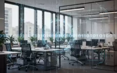 Digitale Schnittstelle mit holografischen Wasserzeichen und Code für EU-AI-Act-Transparenzanforderungen - Foto: über boerse-global.de
