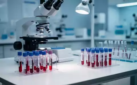 Medizinische Laborausrüstung und Blutproben für das Immunmonitoring nach einer Radiofrequenzablation. - Foto: über boerse-global.de