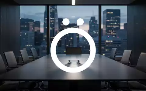 Abstrakte Darstellung einer leeren, modernen Vorstandsetage bei Dämmerung, die einen Firmenrückzug vom Börsenmarkt symbolisiert. - Foto: über boerse-global.de