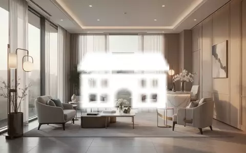 Elegantes Interieur einer privaten Schlossklinik mit hellem Tageslicht und minimalistischer Architektur. - Foto: über boerse-global.de