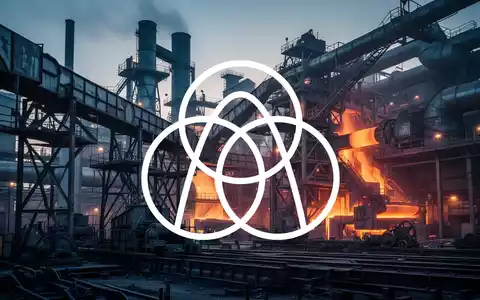 Abstrakte Darstellung einer modernen Industrieanlage mit Stahlstrukturen in der Morgendämmerung. - Foto: über boerse-global.de