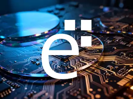 Abstrakte Darstellung von Mikrochip-Technologie und Halbleiter-Wafern in einer modernen, professionellen Ästhetik. - Foto: über boerse-global.de