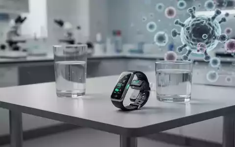 Ein minimalistisches, modernes medizinisches Setting mit einem Health-Tracker auf einem Tisch, symbolisch für Longevity. - Foto: über boerse-global.de