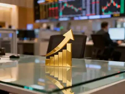 Abstrakte Darstellung von Dividendenwachstum und Finanzmarkt-Anpassungen in einem modernen Bürokontext - Foto: über boerse-global.de