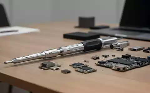 Ein Schraubendreher und elektronische Bauteile auf einem Schreibtisch als Symbol für das Recht auf Reparatur. - Foto: über boerse-global.de