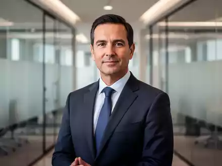 Ein professioneller Manager in einem modernen Bürogebäude, der beruflichen Erfolg und strategische Karriereplanung verkörpert. - Foto: über boerse-global.de