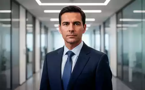 Eine selbstbewusste Person in professioneller Geschäftskleidung in einem modernen Büroflur, die Souveränität ausstrahlt. - Foto: über boerse-global.de
