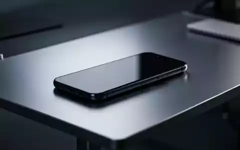 Schlankes, modernes Smartphone-Silhouette auf minimalistischer Metallfläche. - Foto: über boerse-global.de