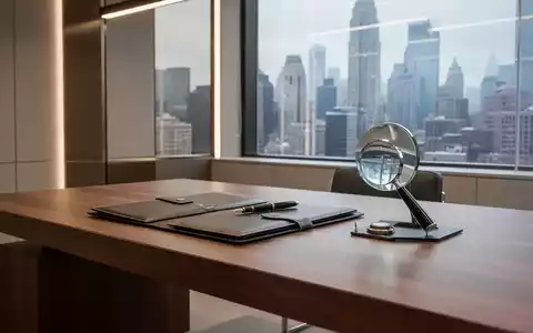 Ein moderner Notar-Schreibtisch mit Dokumentenmappe und Füllfederhalter als Symbol für rechtliche Sorgfalt und Prävention. - Foto: über boerse-global.de