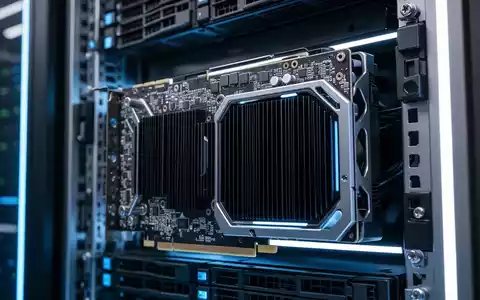 Hochleistungs-GPU-Hardware in einem Data-Center-Serverrack, die KI-Speicheroptimierungstechnologie repräsentiert. - Foto: über boerse-global.de
