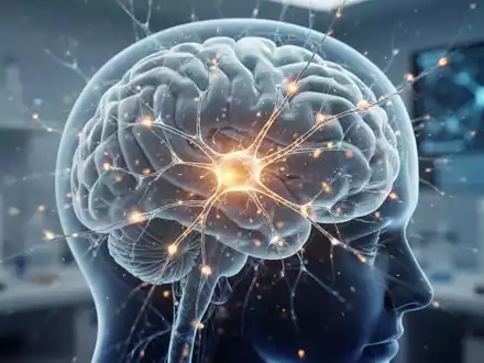 Abstrakte Darstellung neuronaler Netzwerke im Gehirn, die medizinische Forschung und Entzündungsprozesse symbolisiert. - Foto: über boerse-global.de