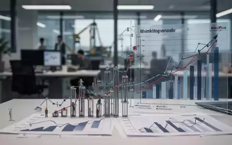 Symbolische Darstellung des deutschen Arbeitsmarktes mit Wirtschaftsdiagrammen und einer modernen Industriekulisse. - Foto: über boerse-global.de