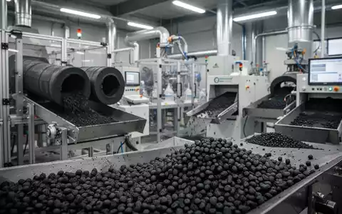 Moderne Industrieanlage zur rCB-Produktion im Rahmen eines nachhaltigen Recyclingprozesses. - Foto: über boerse-global.de