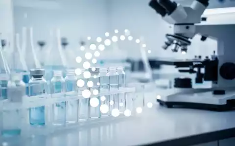 Abstrakte Darstellung moderner biotechnologischer Forschung in einem sterilen, professionellen Laborumfeld. - Foto: über boerse-global.de