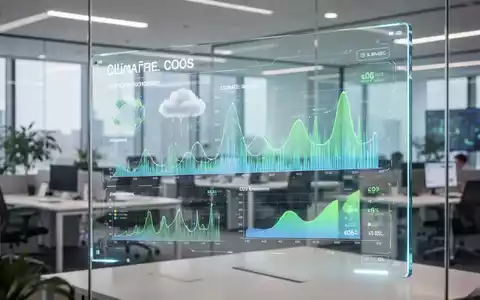 Digitale Datenvisualisierung von CO2-Emissionen und Klimaschutzprojekten auf einem modernen Bildschirm. - Foto: über boerse-global.de
