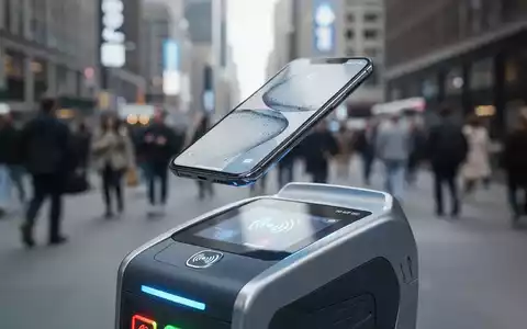 Ein Smartphone wird für eine kontaktlose Zahlung an einem modernen Terminal in einem professionellen Einzelhandelsumfeld genutzt. - Foto: über boerse-global.de