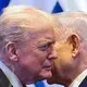 In den USA gibt es immer wieder Spekulationen darüber, Netanjahu könnte Trump zu den Angriffen auf den Iran überredet haben. (Archivbild) - Bild: Evelyn Hockstein/Pool Reuters/AP/dpa